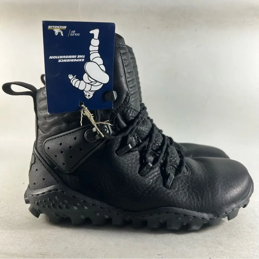 Vivo Barefoot Black Combat Moto Boots - Picture 1 of 10